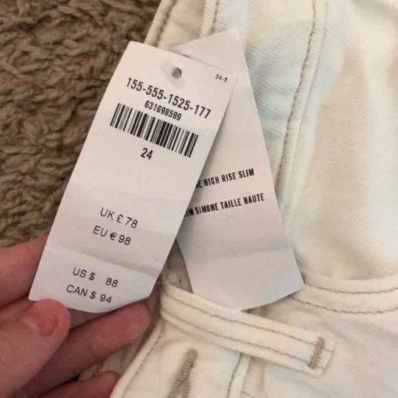 white ripped jeans from abercrombie - Picture 3 of 4